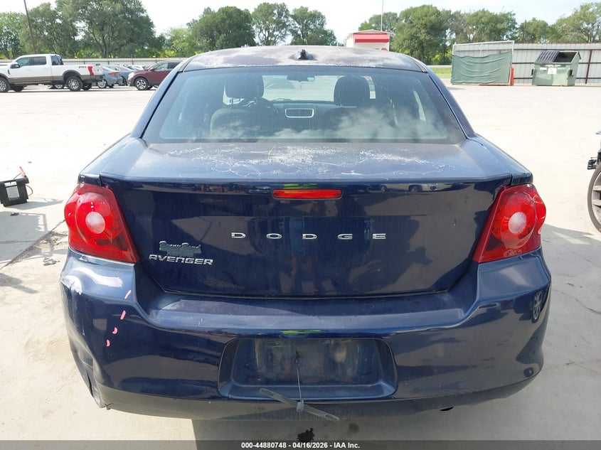1C3CDZAB1DN616454 2013 Dodge Avenger 2.4 Se blue