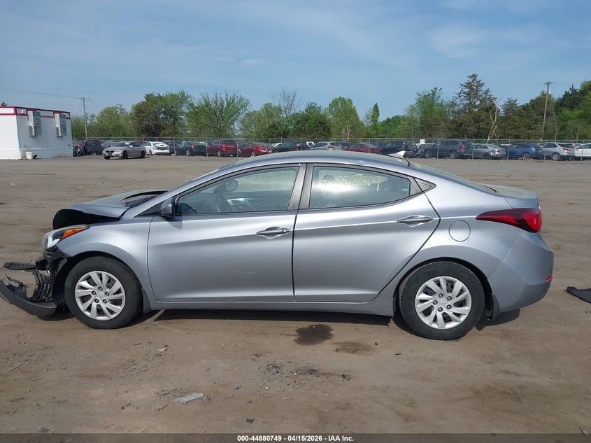 2016 Hyundai Elantra Se VIN: 5NPDH4AE4GH786278 Lot: 44880749