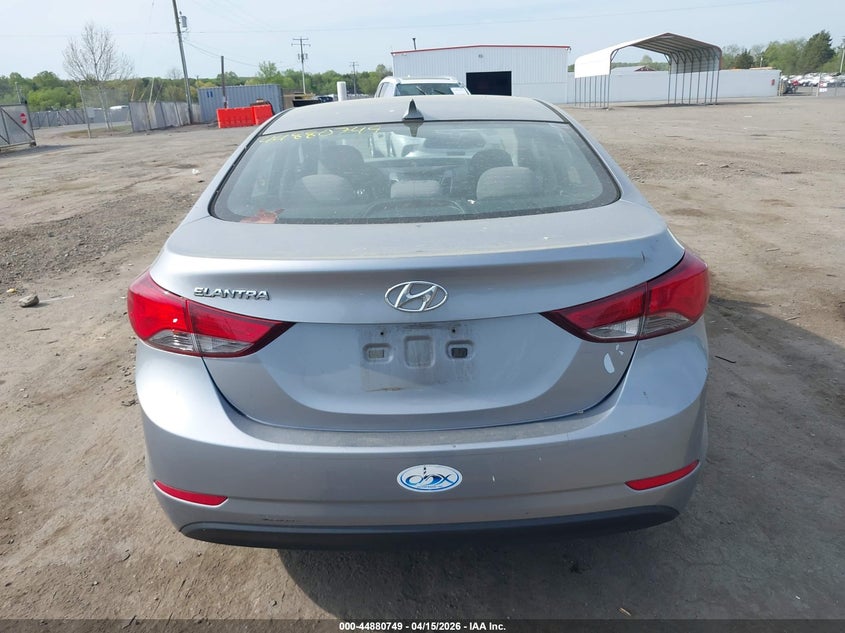 2016 Hyundai Elantra Se VIN: 5NPDH4AE4GH786278 Lot: 44880749