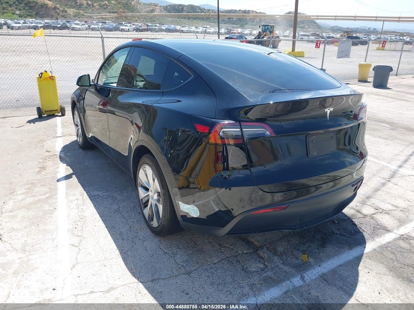 2024 Tesla Model y Long Range Single Motor Rear-Wheel Drive/Rwd black Lot 111044880755 Vin 7SAYGDED9RF011422