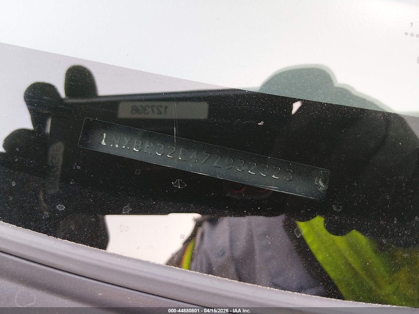 2007 Toyota Corolla S VIN: 1NXBR32E47Z932323 Lot: 44880801