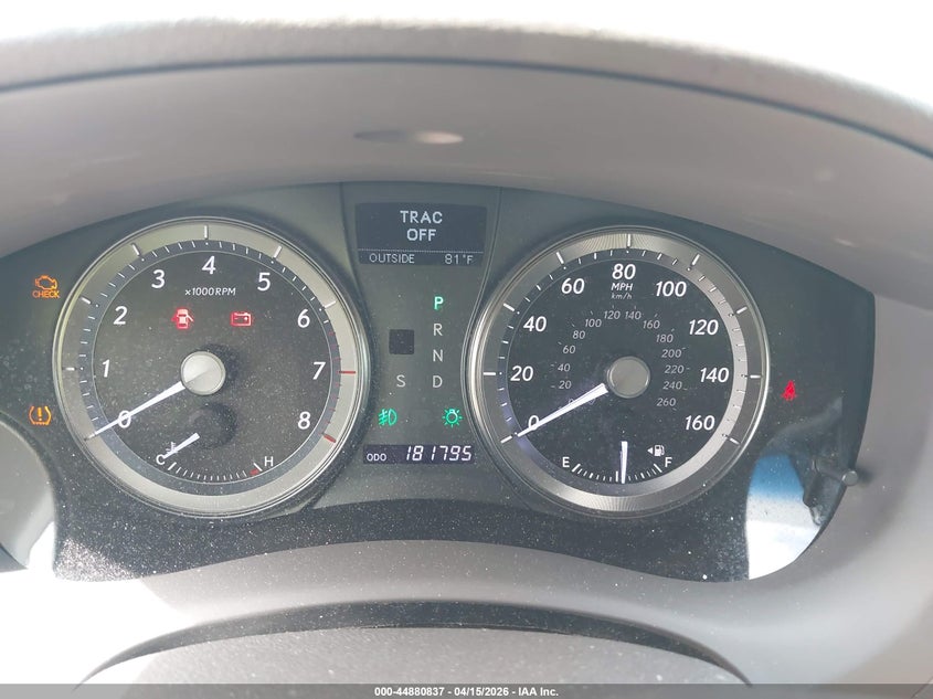 2011 Lexus Es 350 VIN: JTHBK1EG3B2468812 Lot: 44880837