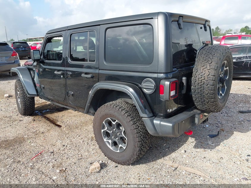Vin: 1c4hjxfn0pw598657, lot: 45378372, jeep wrangler 4-door rubicon 4x4 20233