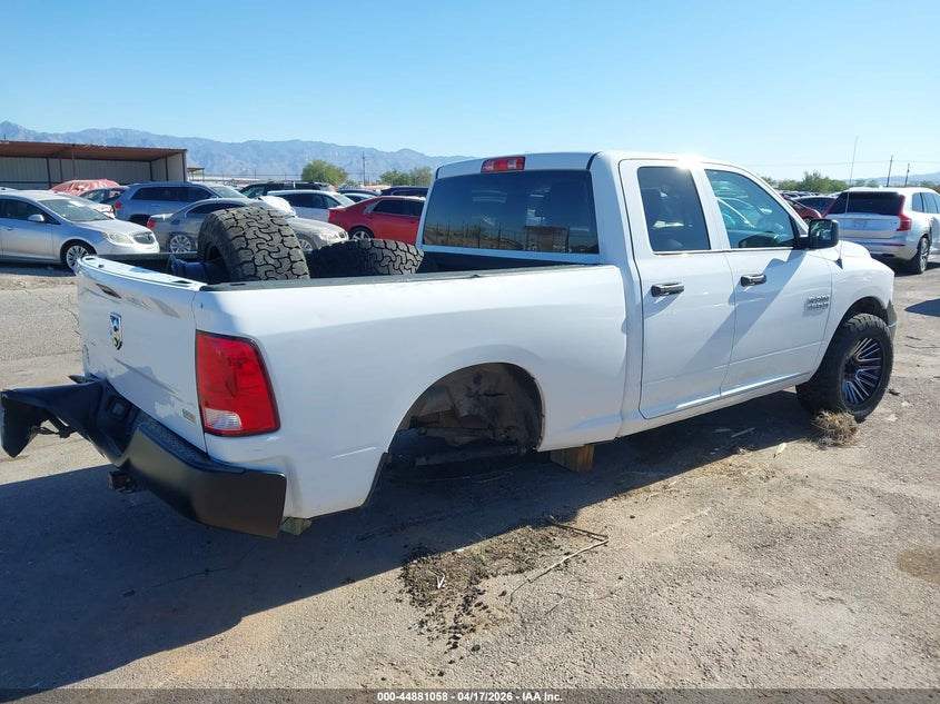 2018 Ram 1500 3.6 Ram Tradesman 4X2 6'4 Box white Lot 111044881058 Vin 1C6RR6FG7JS322720