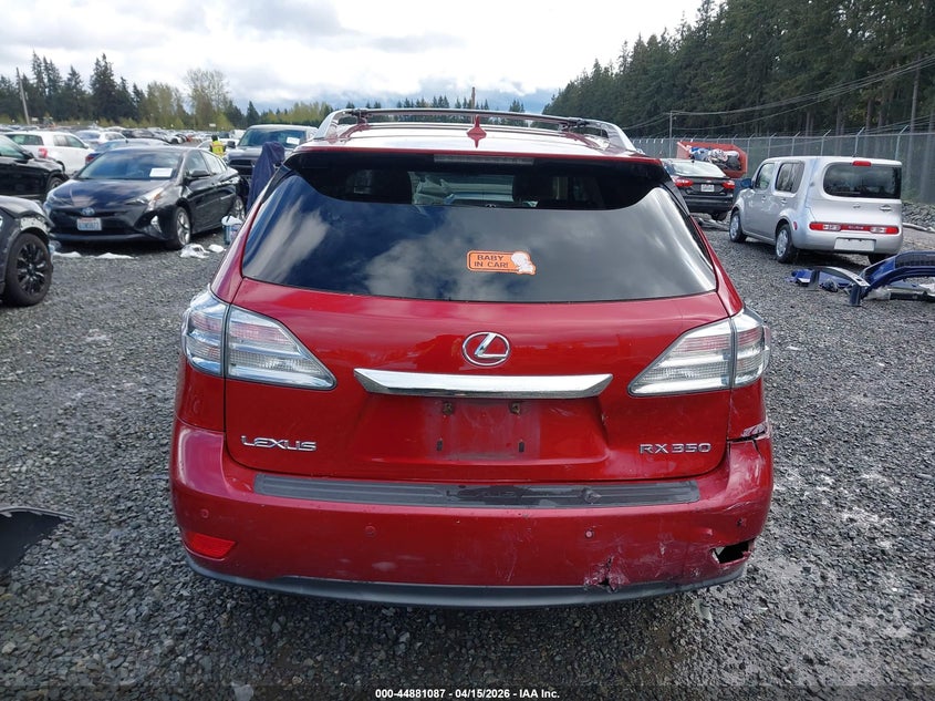 2010 Lexus Rx 350 VIN: 2T2BK1BA7AC073447 Lot: 44881087
