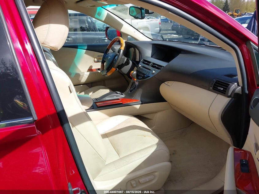 2010 Lexus Rx 350 VIN: 2T2BK1BA7AC073447 Lot: 44881087