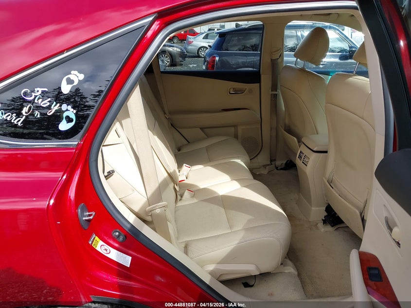 2010 Lexus Rx 350 VIN: 2T2BK1BA7AC073447 Lot: 44881087
