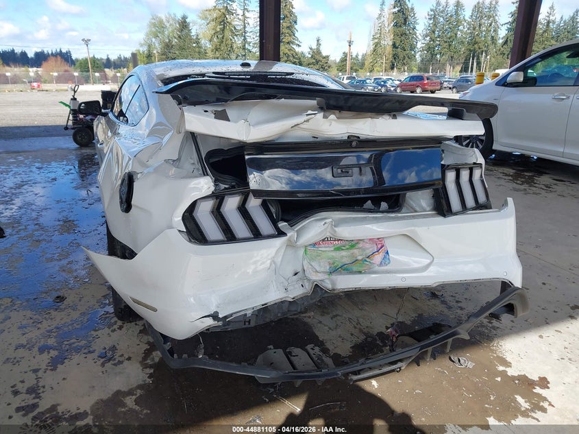 2019 Ford Mustang 5.0 Gt white Lot 111044881105 Vin 1FA6P8CF8K5193515