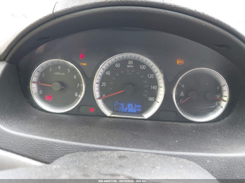 2010 Hyundai Sonata Gls VIN: 5NPET4AC2AH606725 Lot: 44881186