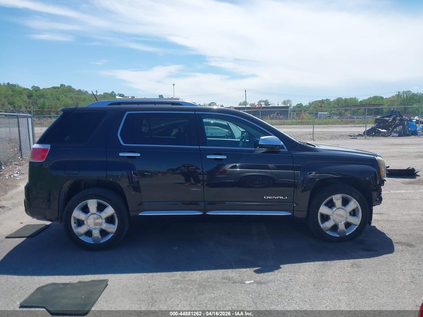 2015 Gmc Terrain 3.6 Denali black Lot 111044881262 Vin 2GKFLUE32F6292007