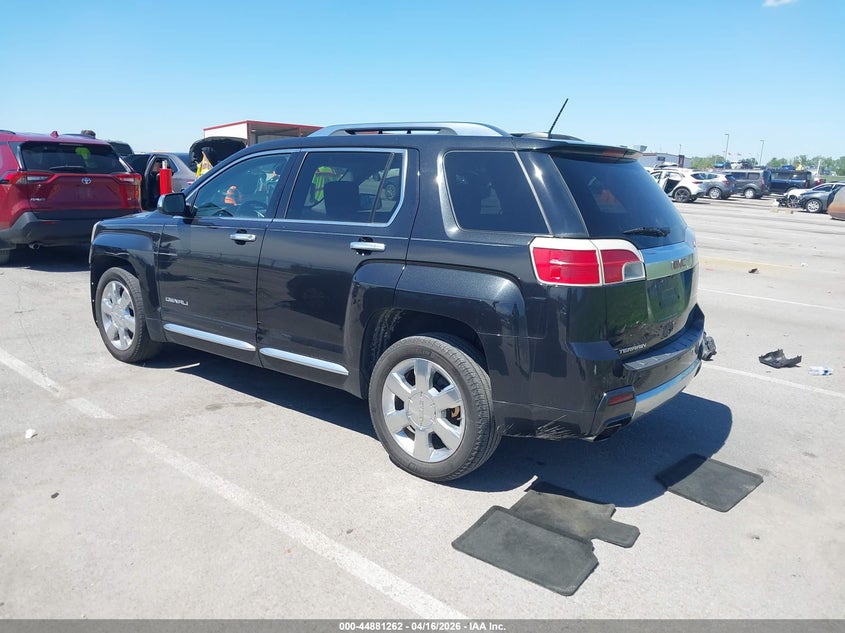 2015 Gmc Terrain 3.6 Denali black Lot 111044881262 Vin 2GKFLUE32F6292007