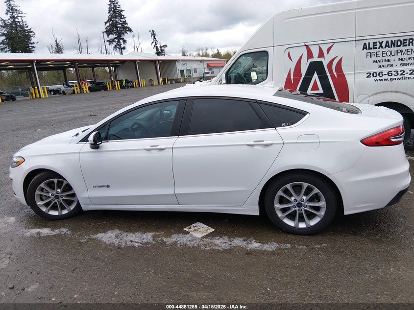 2019 Ford Fusion Hybrid Se VIN: 3FA6P0LU5KR271570 Lot: 44881285