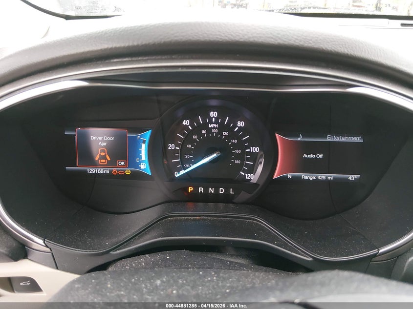 2019 Ford Fusion Hybrid Se VIN: 3FA6P0LU5KR271570 Lot: 44881285