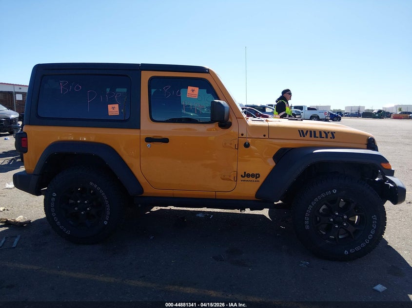 2021 Jeep Wrangler Willys Sport 4X4 VIN: 1C4GJXAN2MW666553 Lot: 44881341