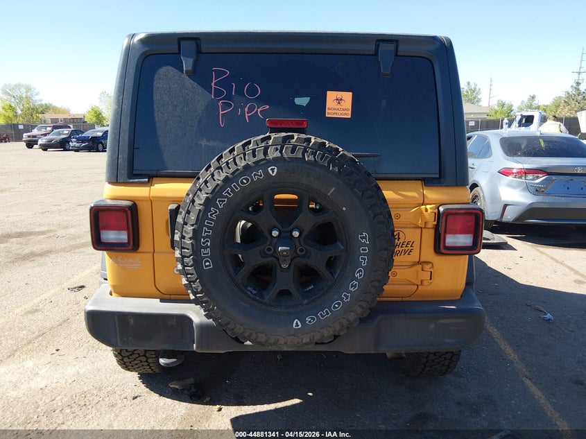 2021 Jeep Wrangler Willys Sport 4X4 VIN: 1C4GJXAN2MW666553 Lot: 44881341