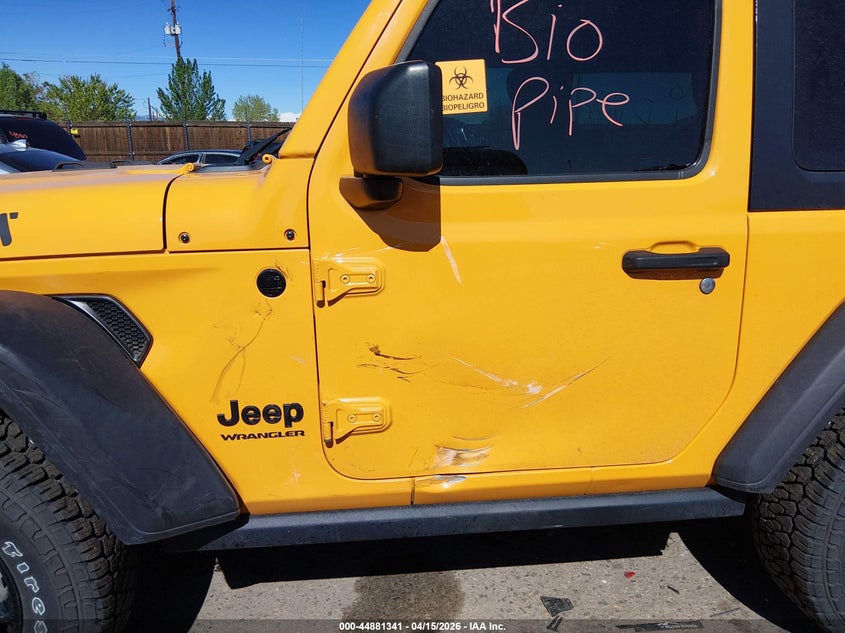 2021 Jeep Wrangler Willys Sport 4X4 VIN: 1C4GJXAN2MW666553 Lot: 44881341