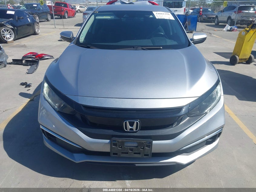 2020 Honda Civic 2.0 Lx grey Lot 111044881358 Vin 19XFC2F62LE209681