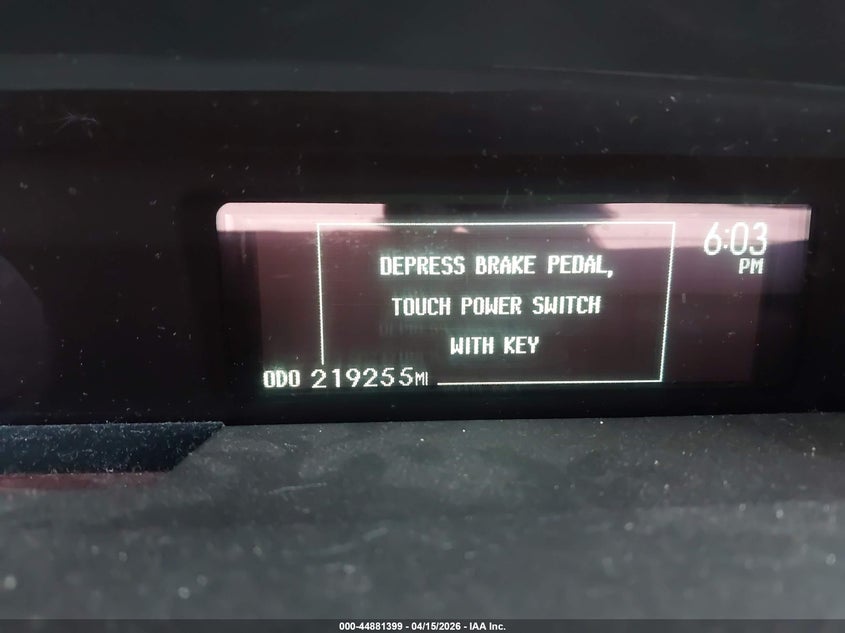 2015 Toyota Prius Two VIN: JTDKN3DU8F1949386 Lot: 44881399