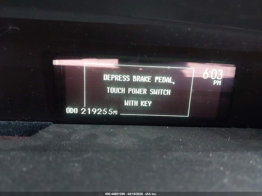 2015 Toyota Prius Two VIN: JTDKN3DU8F1949386 Lot: 44881399