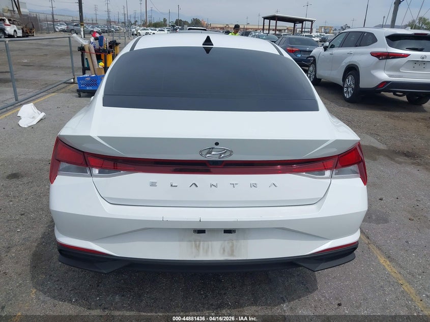 VIN 5NPLM4AG6MH006849 2021 HYUNDAI ELANTRA SEL