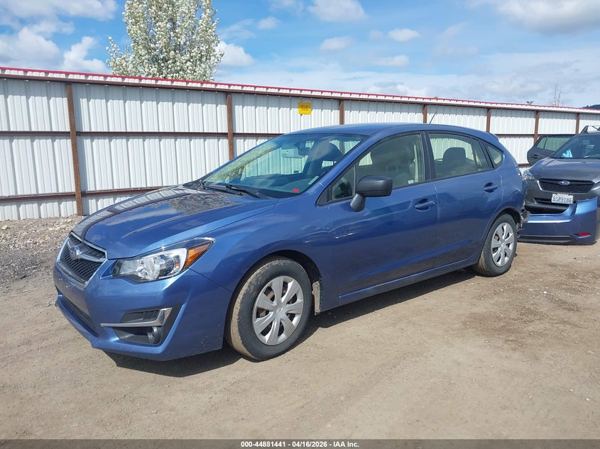 2016 Subaru Impreza 2.0I