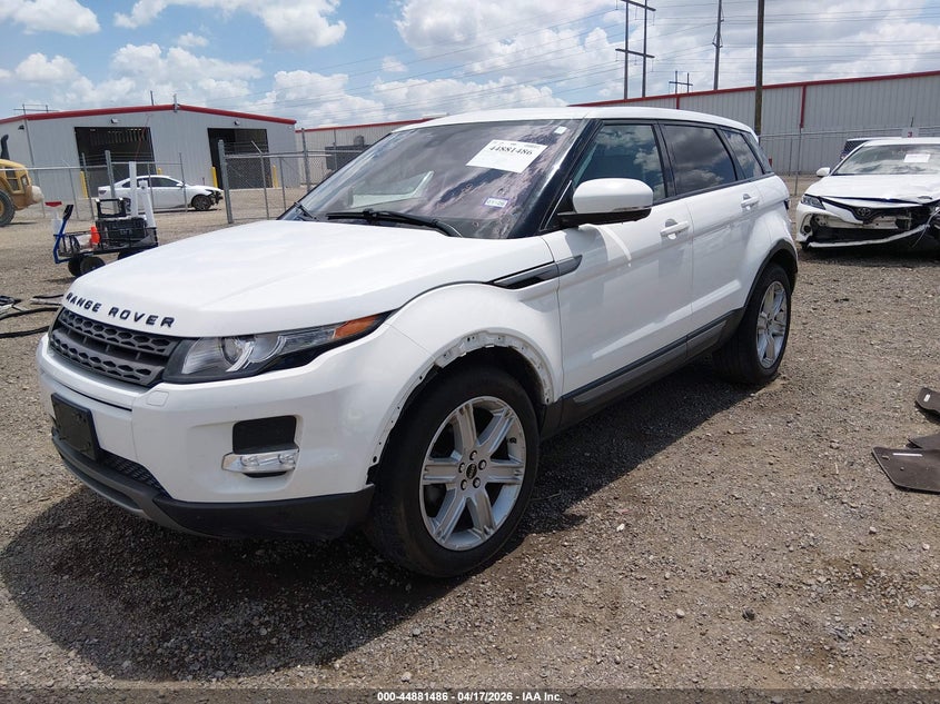 2012 Land rover Range rover evoque 2.0 Pure Plus white Lot 111044881486 Vin SALVR2BG9CH632642