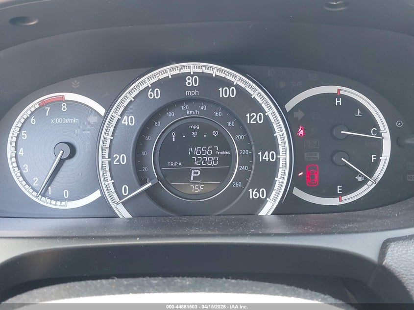 2017 Honda Accord Lx VIN: 1HGCR2F33HA099887 Lot: 44881503