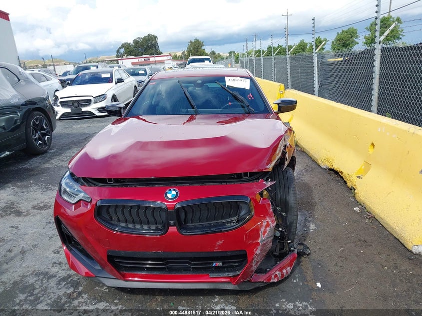 2025 BMW M240 I xDrive VIN: 3MW53CM02S8E91895 Lot: 44881517