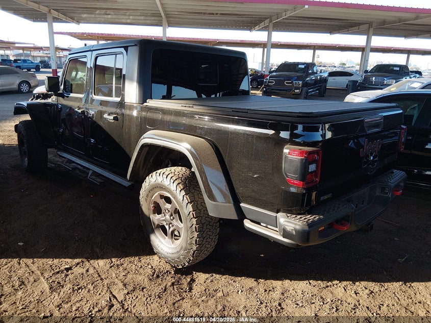 Vin: 1c6jjtbm7ml606992, lot: 45378850, jeep gladiator rubicon 4x4 20213