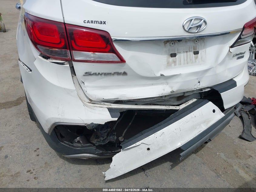 2017 Hyundai Santa Fe Limited Ultimate VIN: KM8SR4HF5HU227490 Lot: 44881562