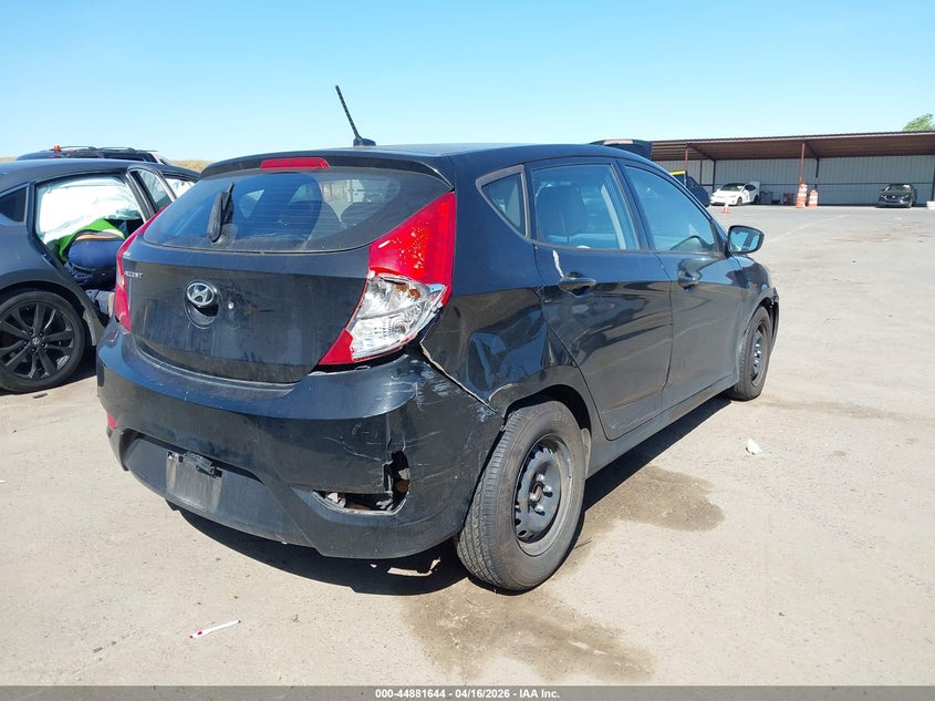 2017 Hyundai Accent 1.6 Se black Lot 111044881644 Vin KMHCT5AE7HU300937