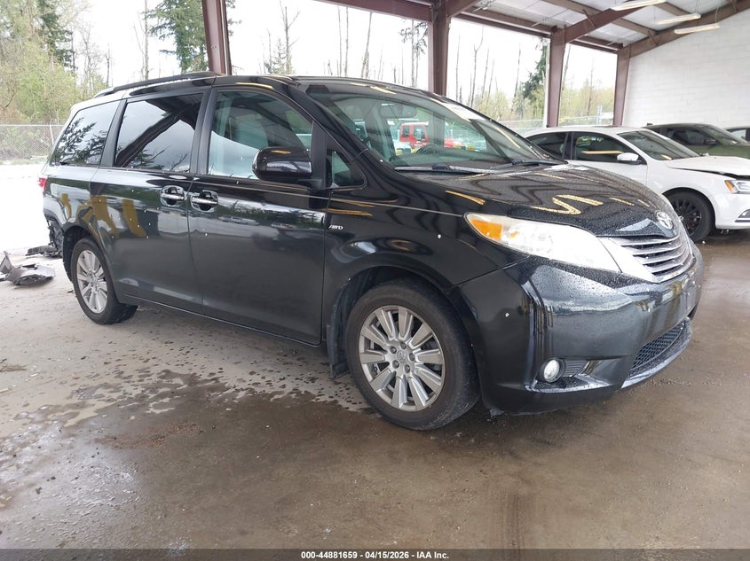 2017 Toyota Sienna Xle 7 Passenger