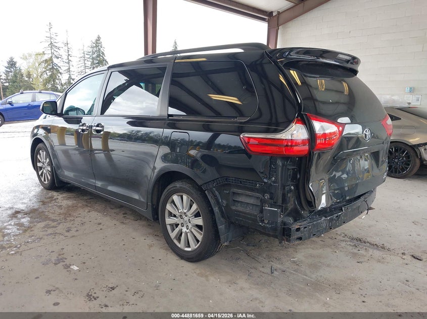 2017 Toyota Sienna Xle 7 Passenger