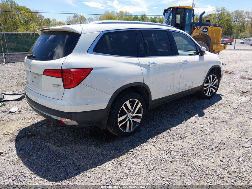 Vin: 5fnyf6h93gb088805, lot: 45379000, honda pilot touring 20164