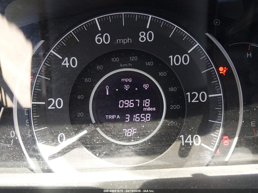 2016 Honda Cr-V Ex-L VIN: 5J6RM3H76GL021341 Lot: 44881675