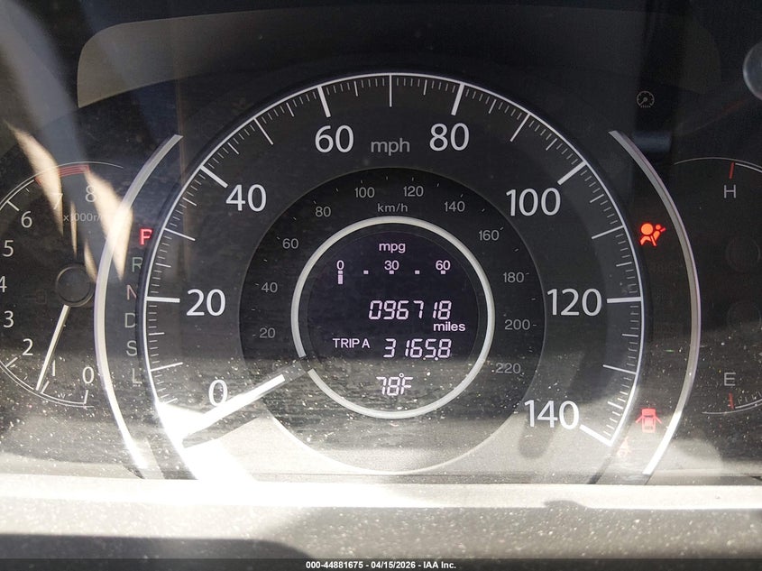 2016 Honda Cr-V Ex-L VIN: 5J6RM3H76GL021341 Lot: 44881675