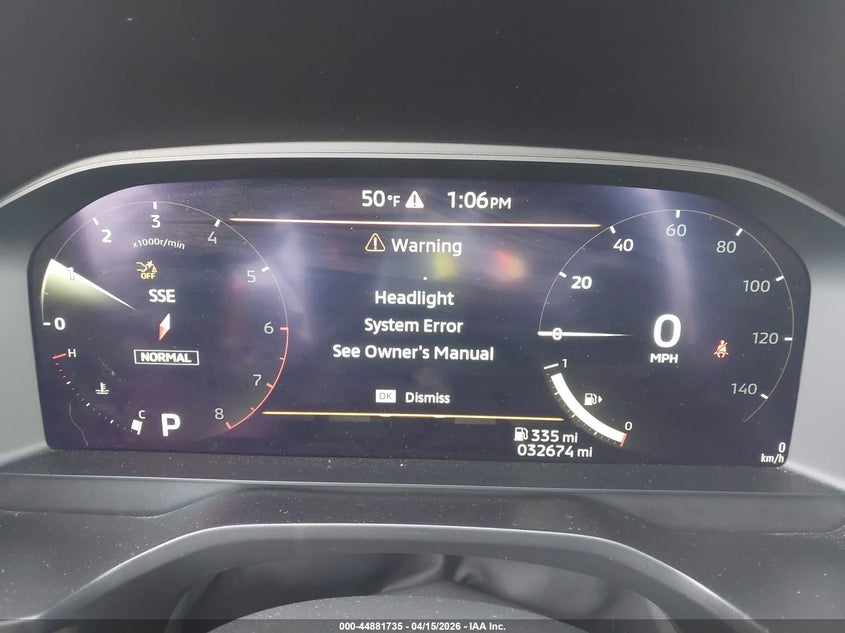 2025 Mitsubishi Outlander Sel 2.5 2Wd VIN: JA4J3WA88SZ021156 Lot: 44881735