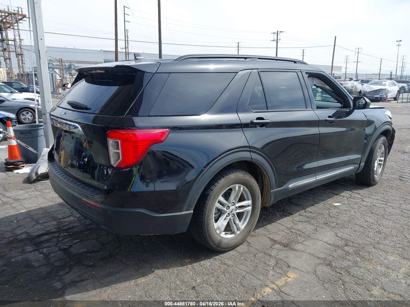 2023 Ford Explorer 2.3 Xlt black Lot 111044881760 Vin 1FMSK7DH4PGB86716