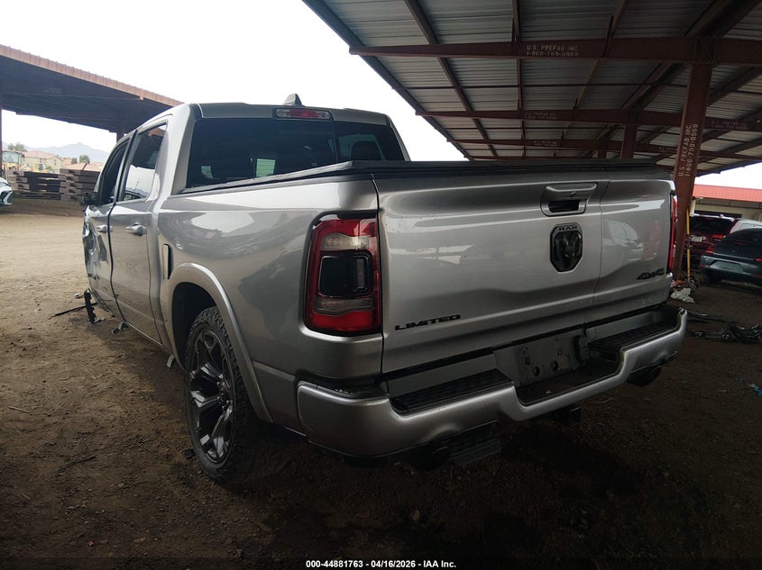 1C6SRFHT5MN584119 2021 Ram 1500 5.7 Ram Limited 4X4 5'7 Box grey