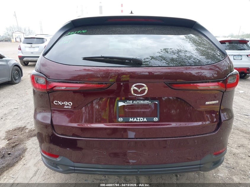 2025 Mazda Cx-90 3.3 Turbo Premium Sport VIN: JM3KKCHD1S1232123 Lot: 44881765