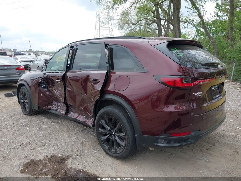 2025 Mazda Cx-90 3.3 Cx-90 3.3 Turbo Premium Sport red Lot 111044881765 Vin JM3KKCHD1S1232123