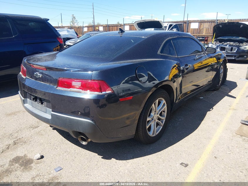 2014 Chevrolet Camaro 3.6 2Ls blue Lot 111044881770 Vin 2G1FA1E32E9135048