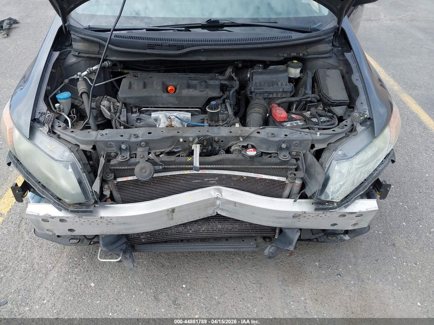 2012 Honda Civic Lx VIN: 2HGFB2F5XCH567451 Lot: 44881789