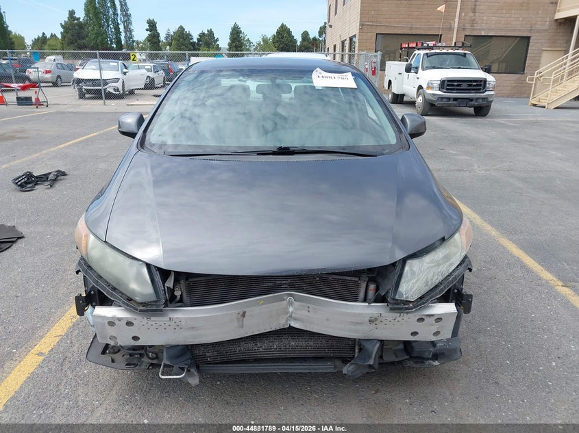 2012 Honda Civic Lx VIN: 2HGFB2F5XCH567451 Lot: 44881789