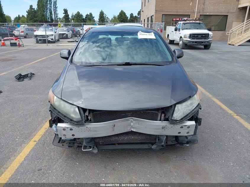 2012 Honda Civic Lx VIN: 2HGFB2F5XCH567451 Lot: 44881789