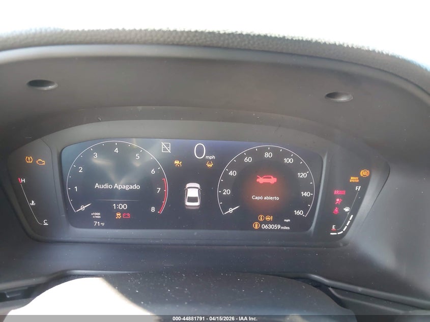 2024 Honda Accord Ex VIN: 1HGCY1F39RA071588 Lot: 44881791