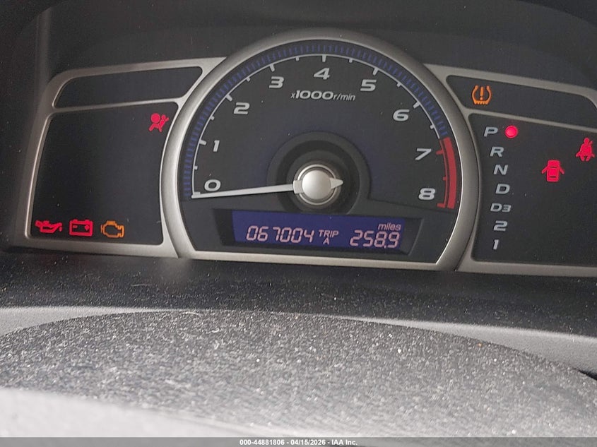 2010 Honda Civic Vp VIN: 2HGFA1F3XAH520624 Lot: 44881806