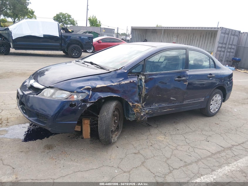 2010 Honda Civic Vp VIN: 2HGFA1F3XAH520624 Lot: 44881806