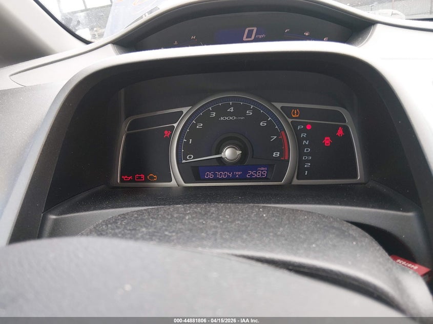 2010 Honda Civic Vp VIN: 2HGFA1F3XAH520624 Lot: 44881806