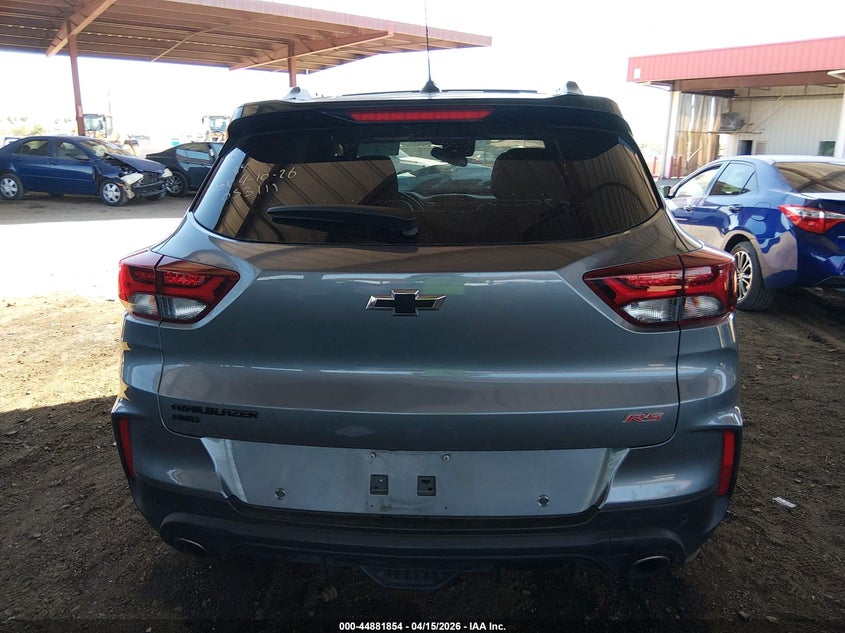 2021 Chevrolet Trailblazer Awd Rs VIN: KL79MUSL6MB053111 Lot: 44881854